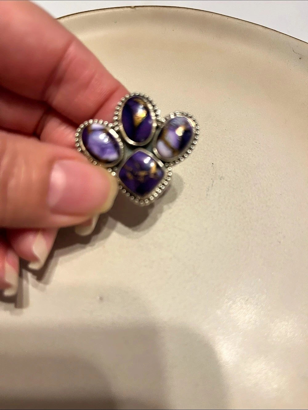Purple Statement Ring